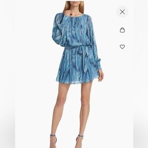 Ramy Brook Emberly Metallic Minidress NWT!!